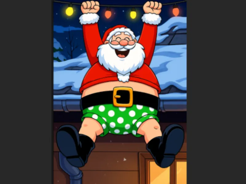Der verzweifelte Weihnachtsmann!