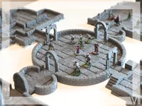 OpenForge 2.0 - courbes et alcôves (pierre de donjon) — photo 1
