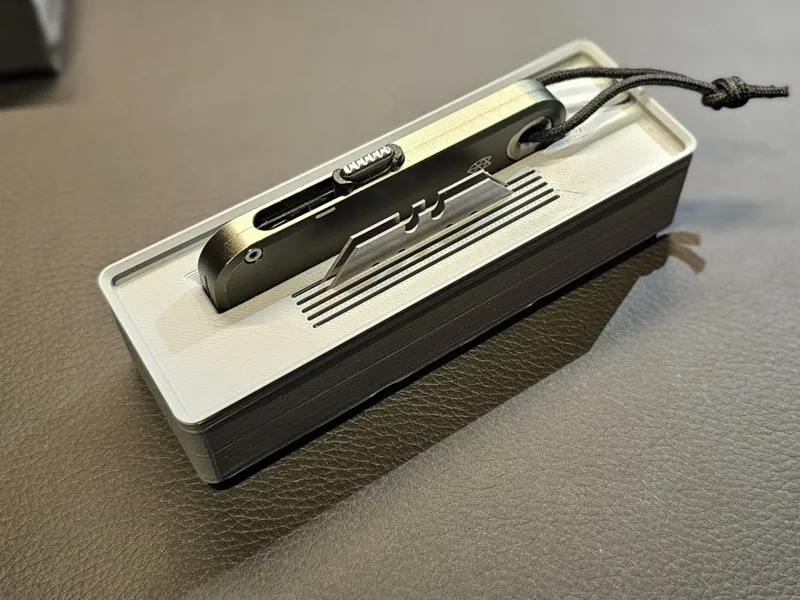 3x1 Gridfinity box for "The Palmer" Utility Knife