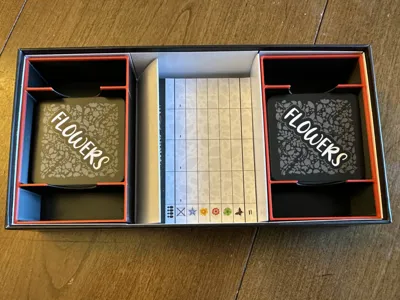 Flowers Card Game Divider