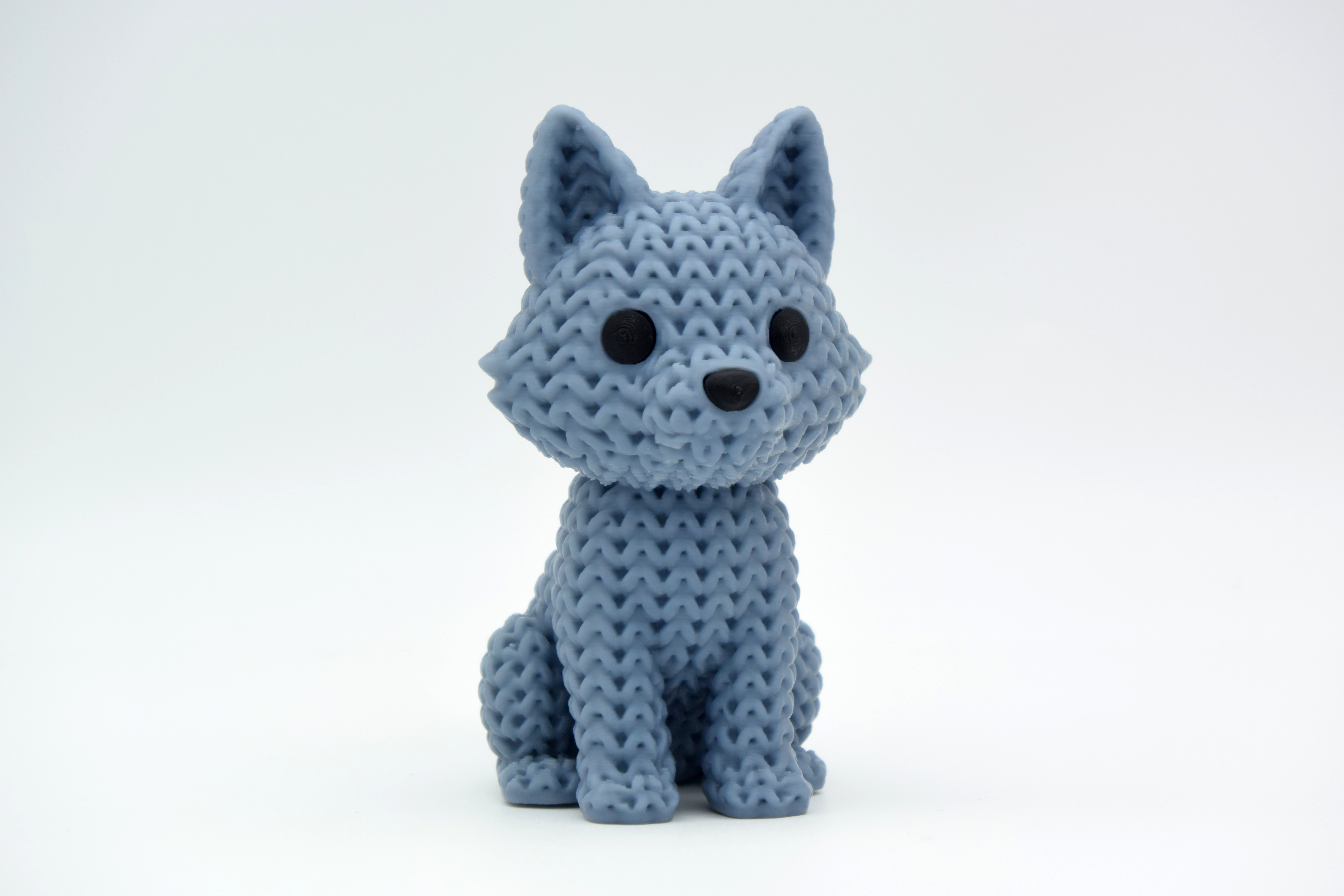 Miniatura 1 do modelo 3D Knitted Wolf