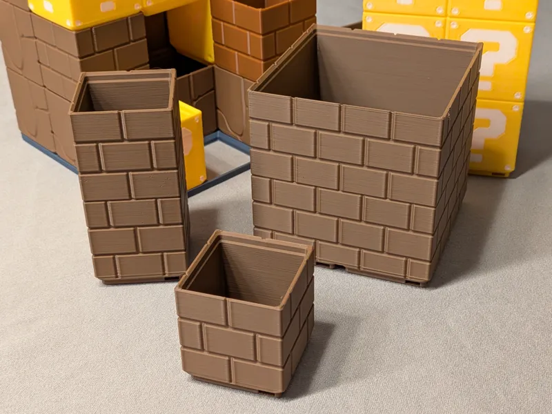 8bitfinity Brick Block Super Mario Bros Gridfinity