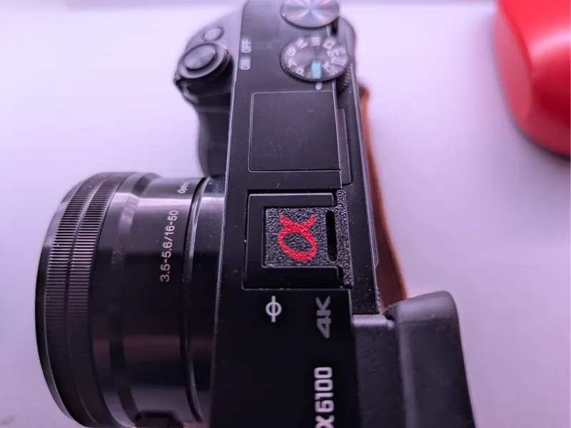 hot shoe sony alpha with logo
