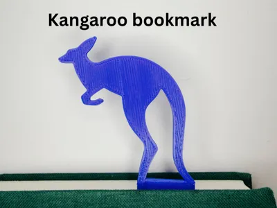 Kangaroo bookmark