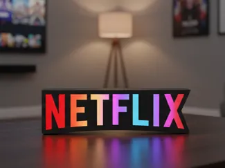 Netflix LED Lamp – Cinematic Vibes for Your Setup!