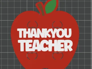 Teacher gift card holder - teacher appreciation