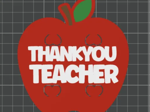 Teacher gift card holder - teacher appreciation