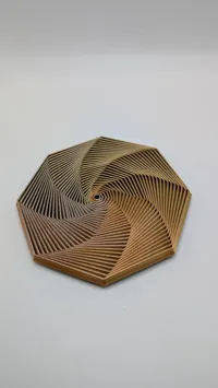 Fidget spinner polygonal paramétrique — photo 3