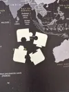 Mini puzzle 4 pcs - Multicolor - 1 plate