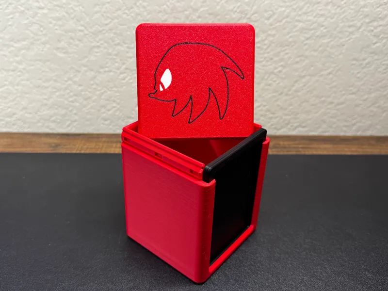 Commander Case Lid - Knuckles Logo