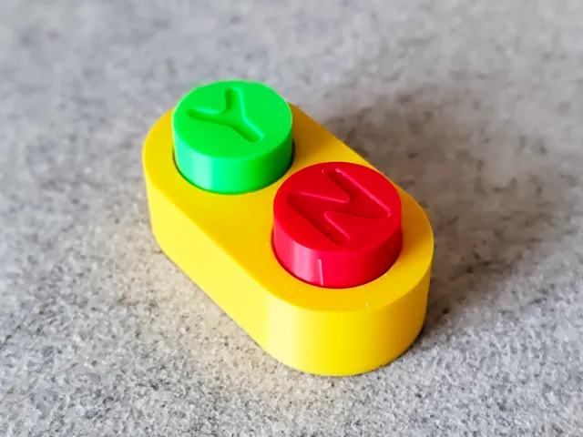 Bluey Yes No Clicker / Fidget