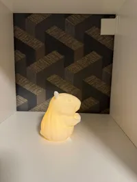 Lampe capybara avec cœur — photo 4
