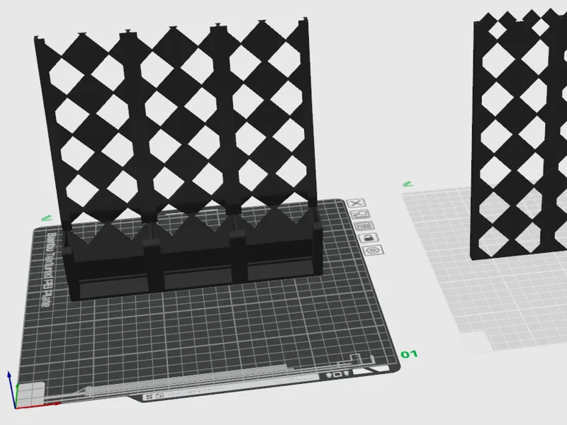 Soporte pared capsulas Nespresso Vertuo. 2 placas