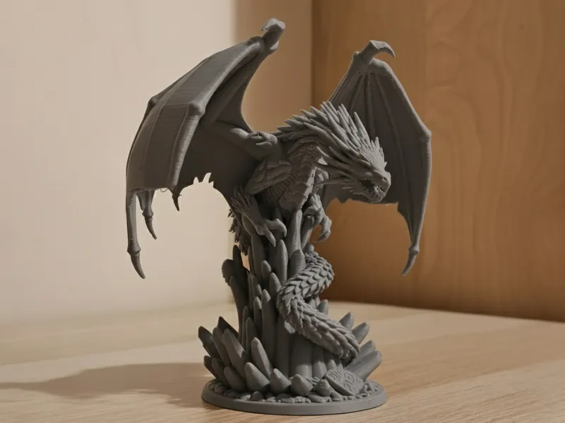 Serpent-Dragon – High Detail Fantasy Statue