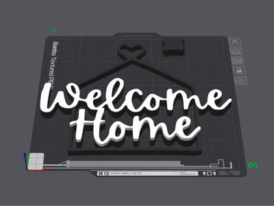Welcome Home Sign