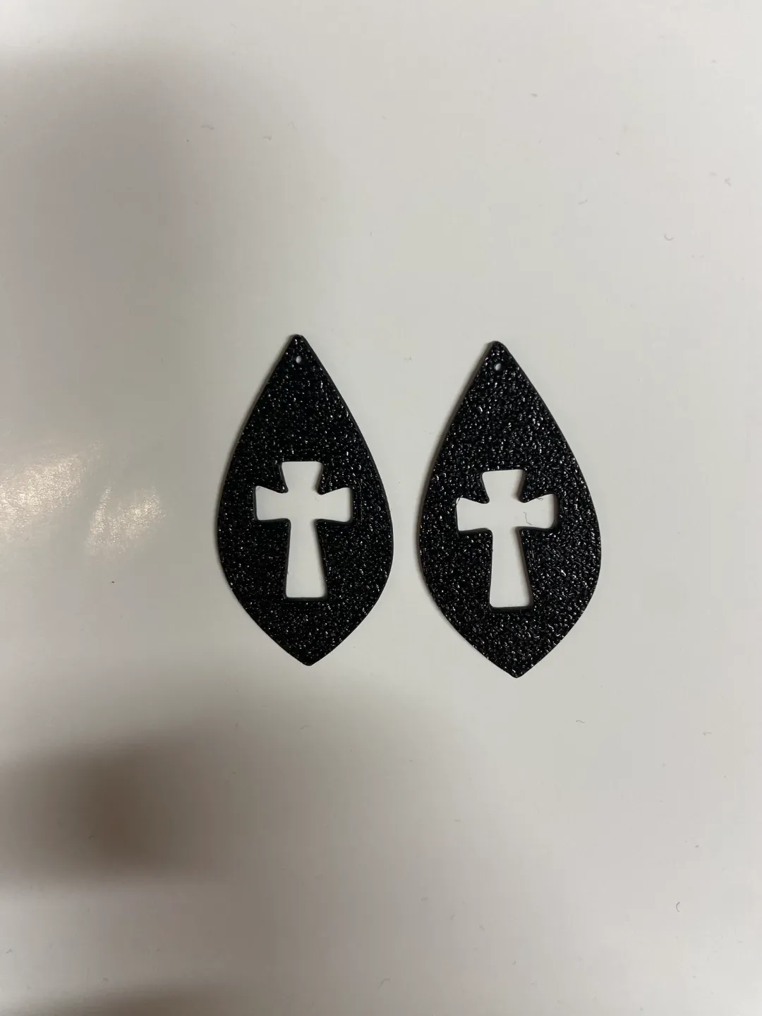 cross earrings view 2