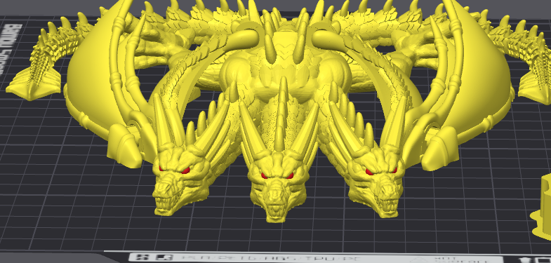 Miniatura 2 do modelo 3D 三头龙