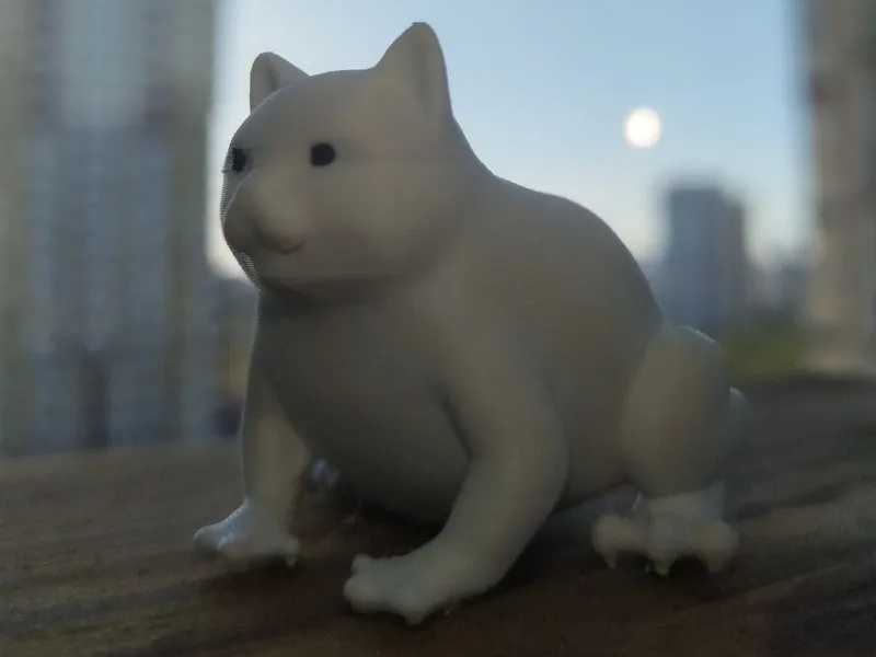 Mini Cat Frog Ai Generated Model