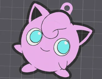 Jigglypuff Keychain