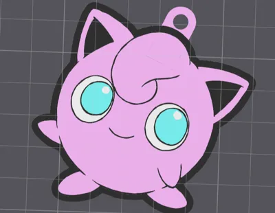 Jigglypuff Keychain