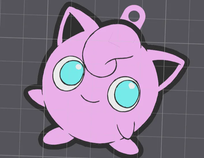 Jigglypuff Keychain