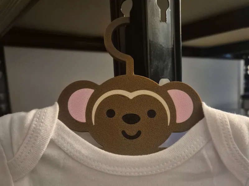 Kinder- & Babykleiderbügel Äffchen/Monkey