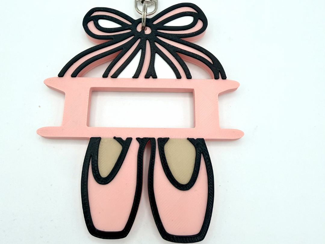 Ballet: Hair Tie Holder Bag Tag - 1