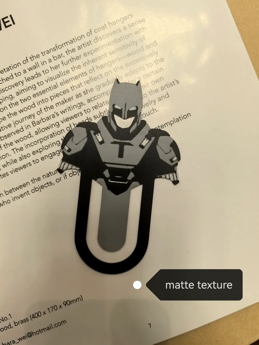 Batman Bookmark by sccccccccd MakerWorld: Download Free 3D Models