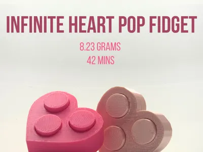 Infinite Heart Pop Fidget