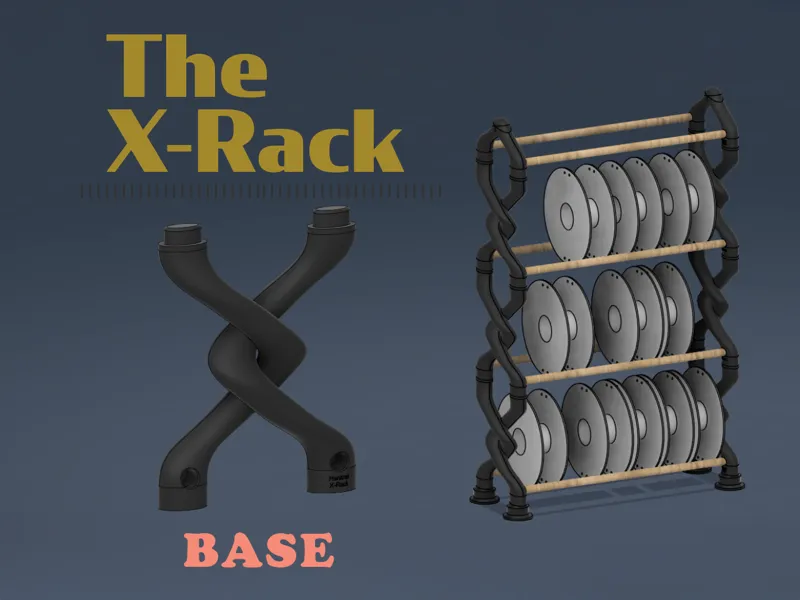 The X-Rack - Your new stackable shelf 
