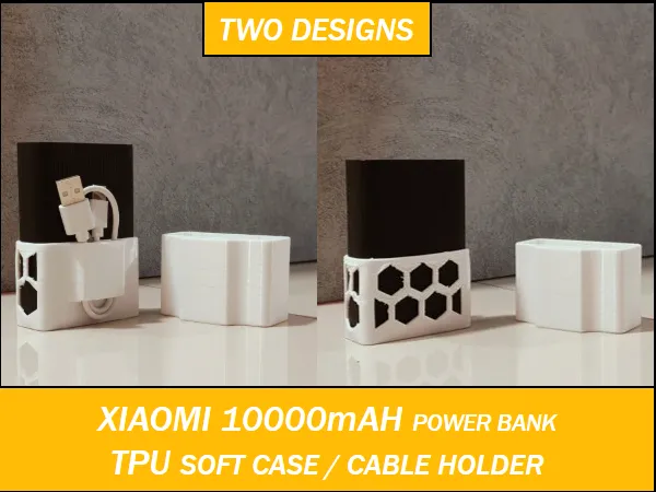XIAOMI POWERBANK TPU SOFT CASE / CABLE HOLDER 