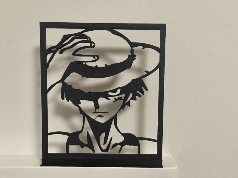 Picture one piece-quadretto con base one piece
