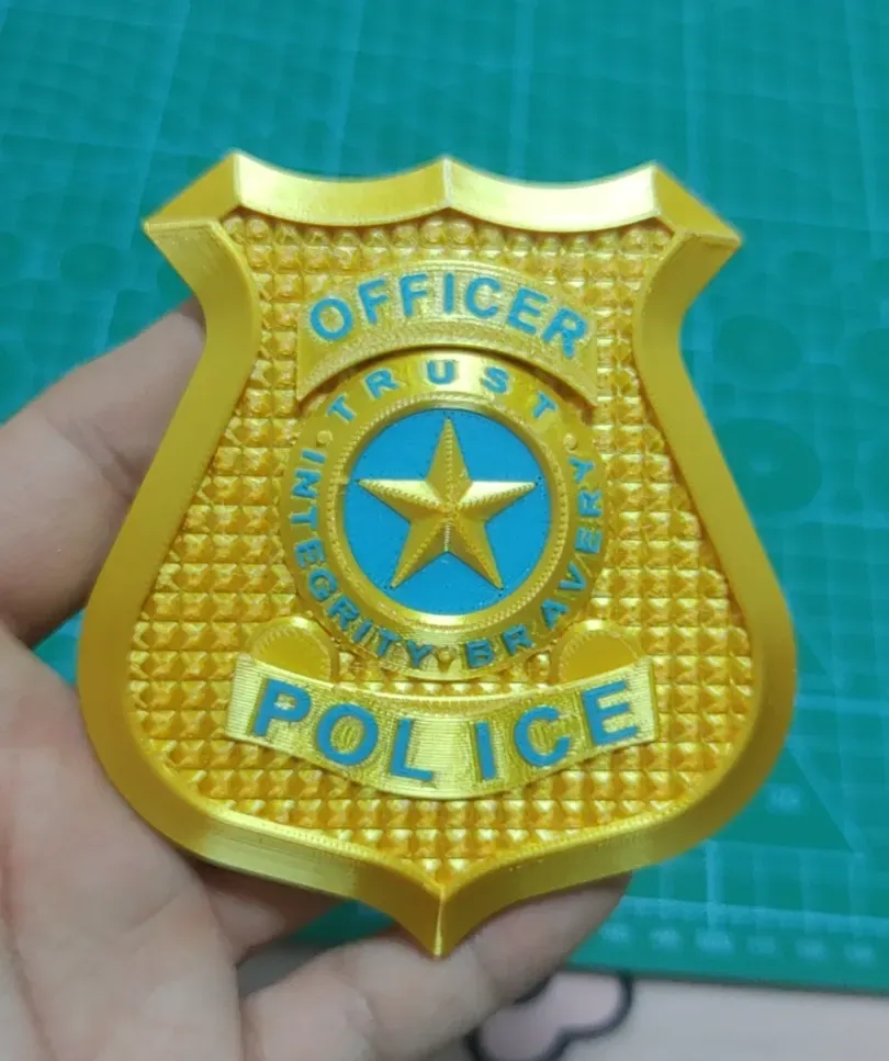 Zootopia Police Badge - Free 3D Print Model - MakerWorld