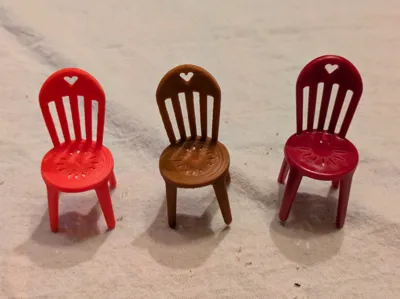 Heartback Dollhouse Chair