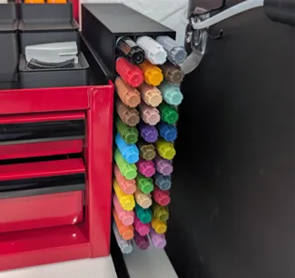 Mini Toolbox horizontal 36 pen holder