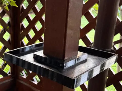 Outdoor Bar Counter -Clamp-On 100mm Square Pillars