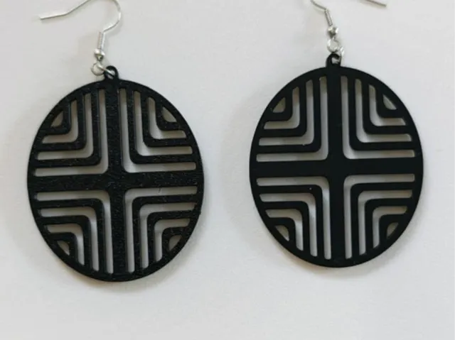 large earrings