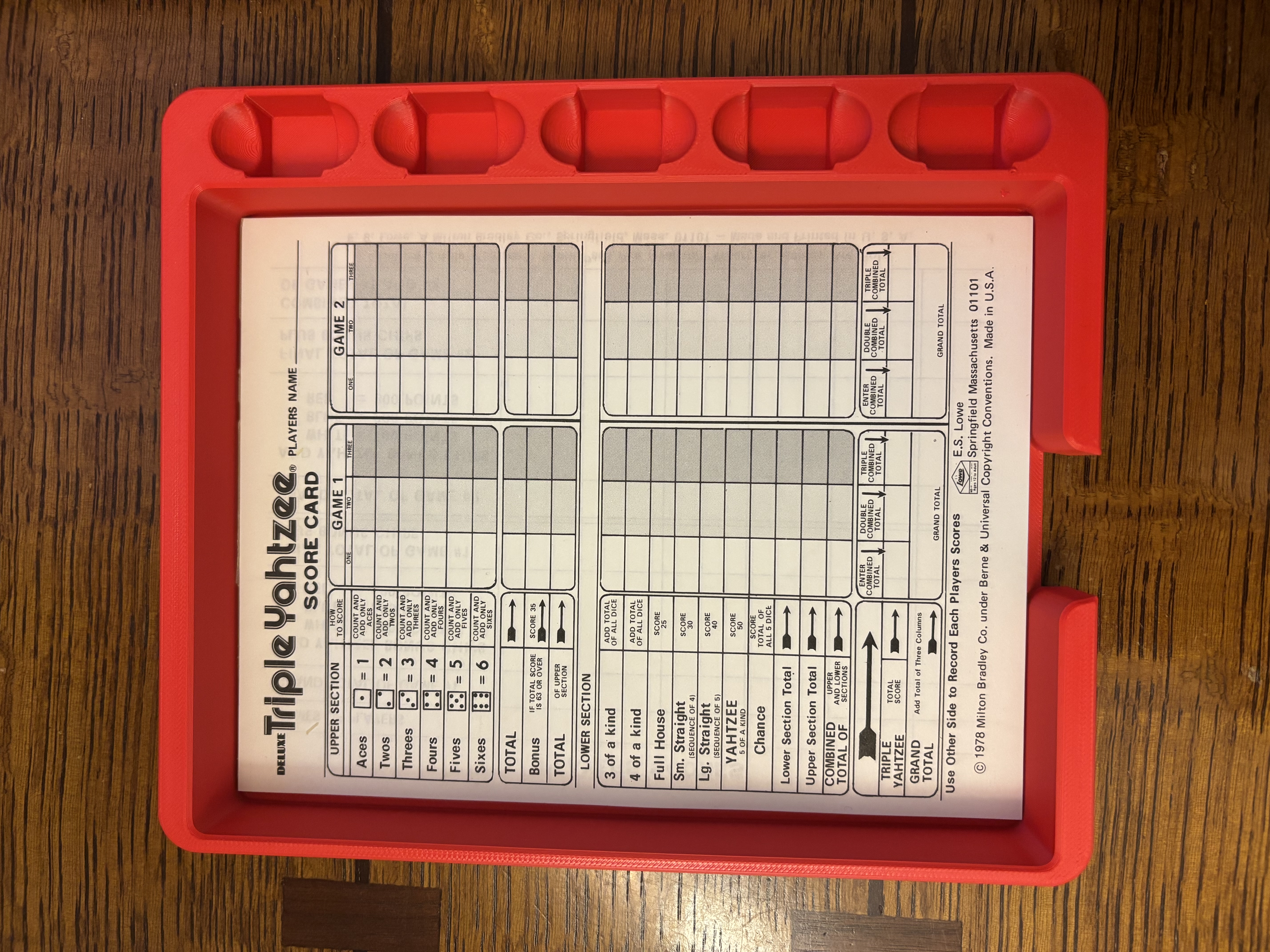 Miniatura 2 do modelo 3D Yet another Yahtzee Box