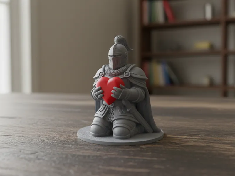 Cavaleiro do Amor – Miniatura Decorativa