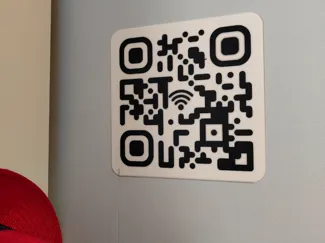 Rickroll QR Wallart