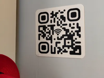 Rickroll QR Wallart