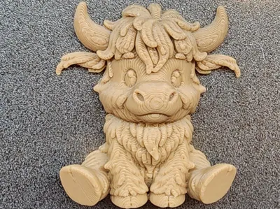 Highland Cow Fridge magnet