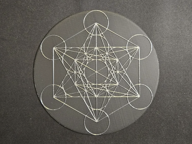 Metatron's cube Dual-Color Medallion