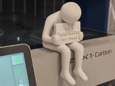 404 Motivation Not Found Shelf Sitter