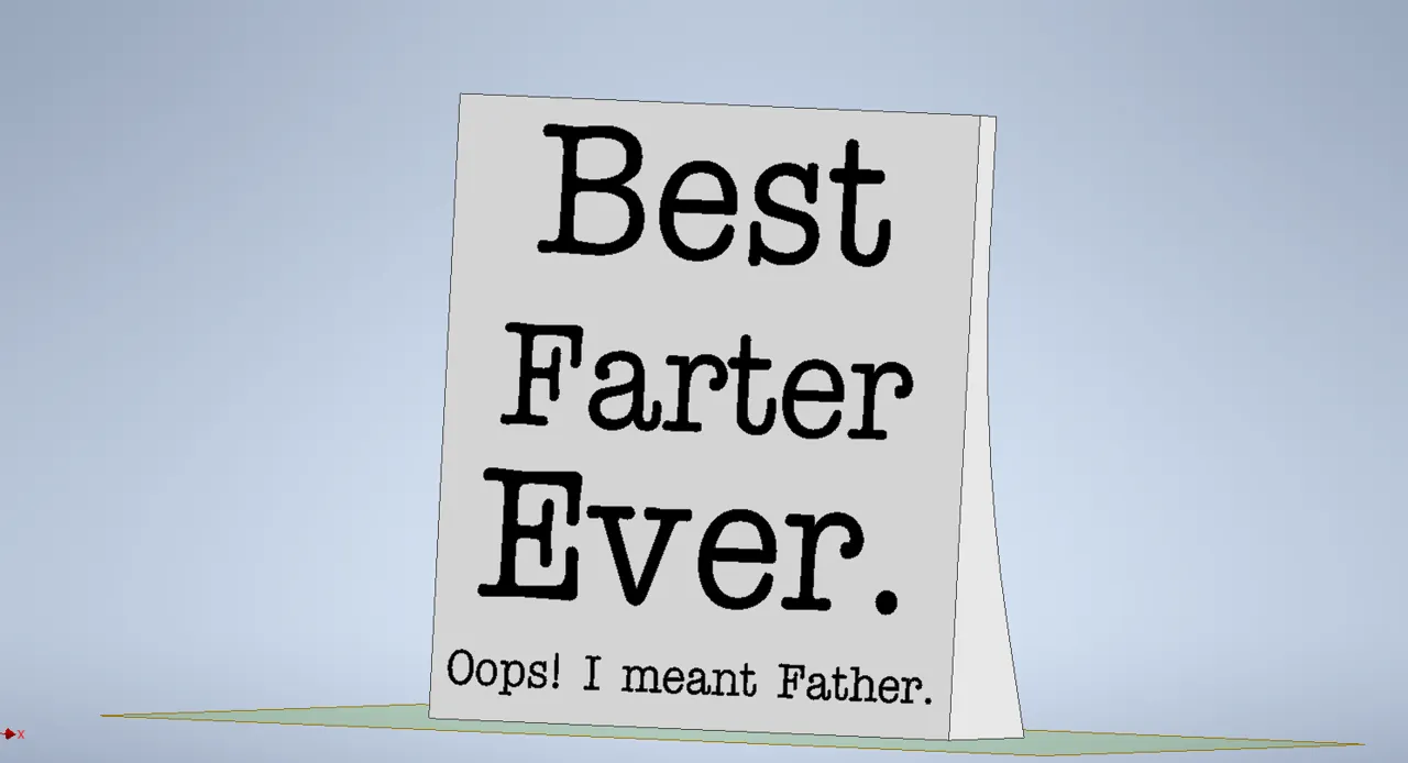 Best Farter Ever Sign - Good gift for Dad view 3