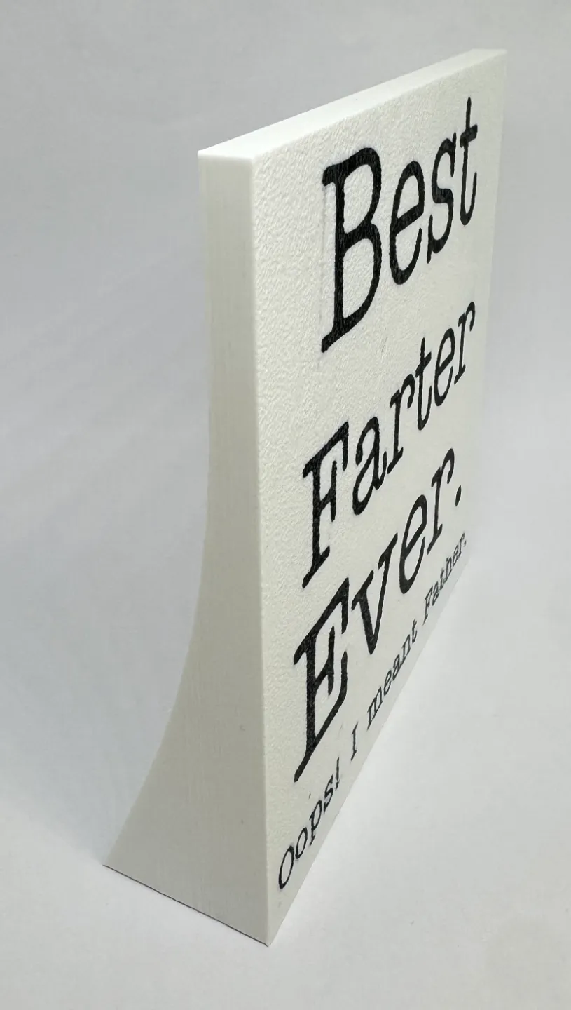 Best Farter Ever Sign - Good gift for Dad view 4