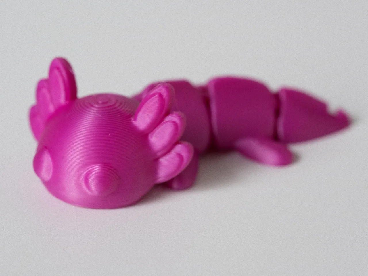 Axolotl – Articulated & Keychain view 3