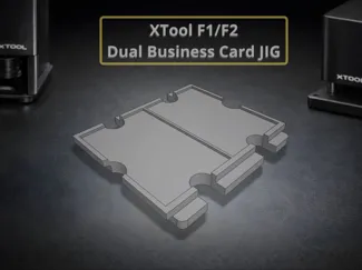 XTool F1 / F2 Dual (metal) Business Card Jig