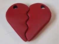 Couple heart Keychain