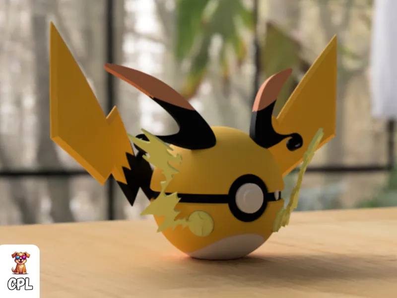 Mega Raichu X Poke Ball